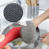 BurstePro - Kitchen brush with long handle made of stainless steel