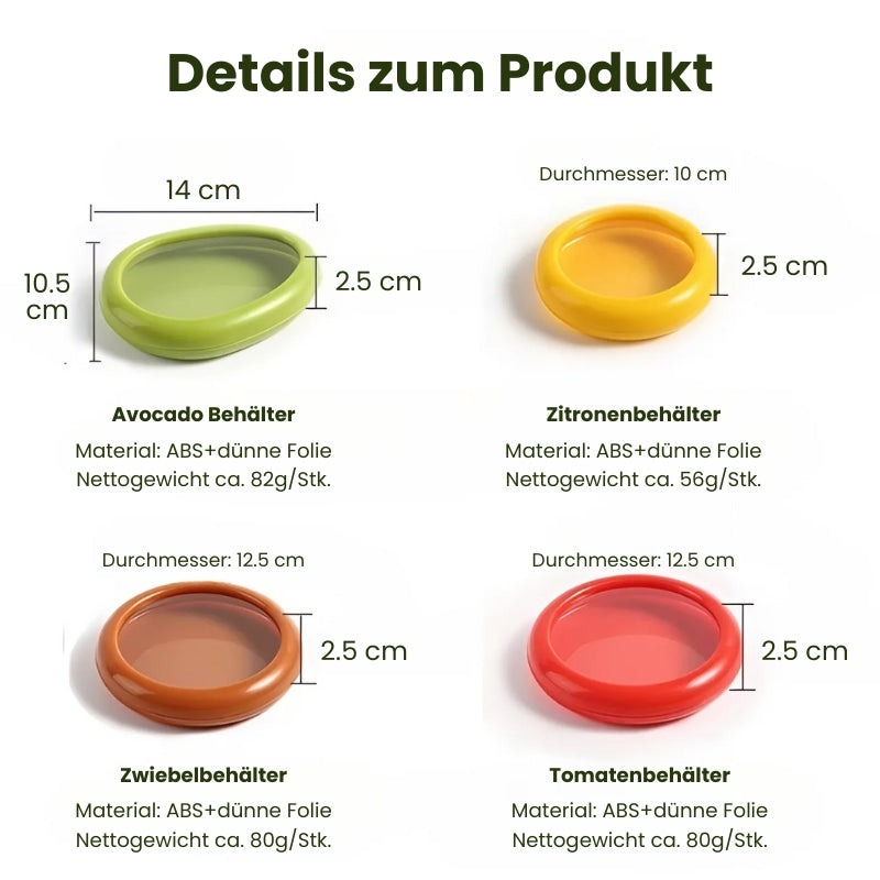 ObstFrisch - Wiederverwendbarer Aufbewahrungsbehälter (Letzter Tag Rabatt)