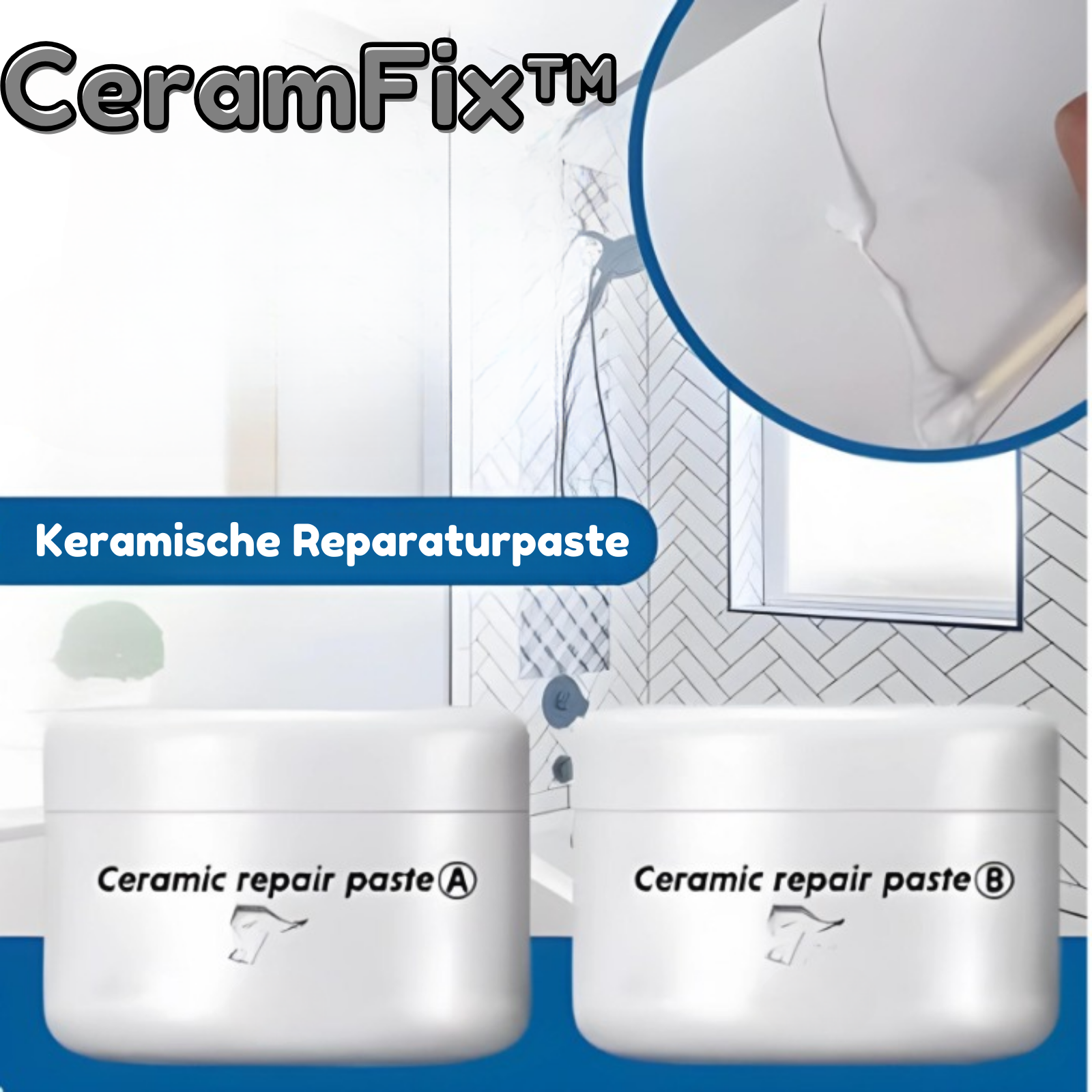 1+1 Gratis | CeramFix - Keramische Reparaturpaste [Letzter Tab Rabatt]