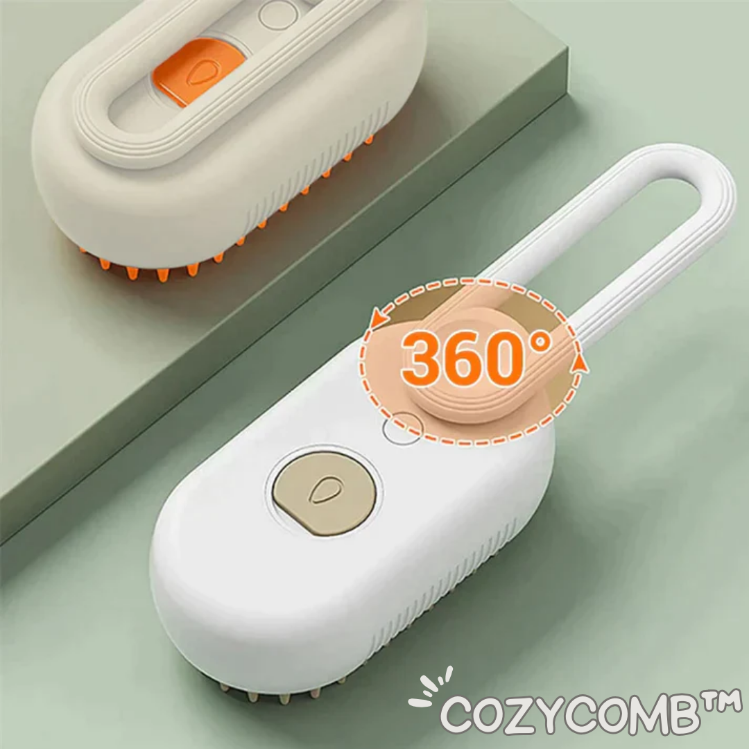 CozyComb - Massagekamm mit Spray für Haustiere