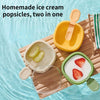 EisBecher - Selbstgemachte Eiscreme-Popsicles