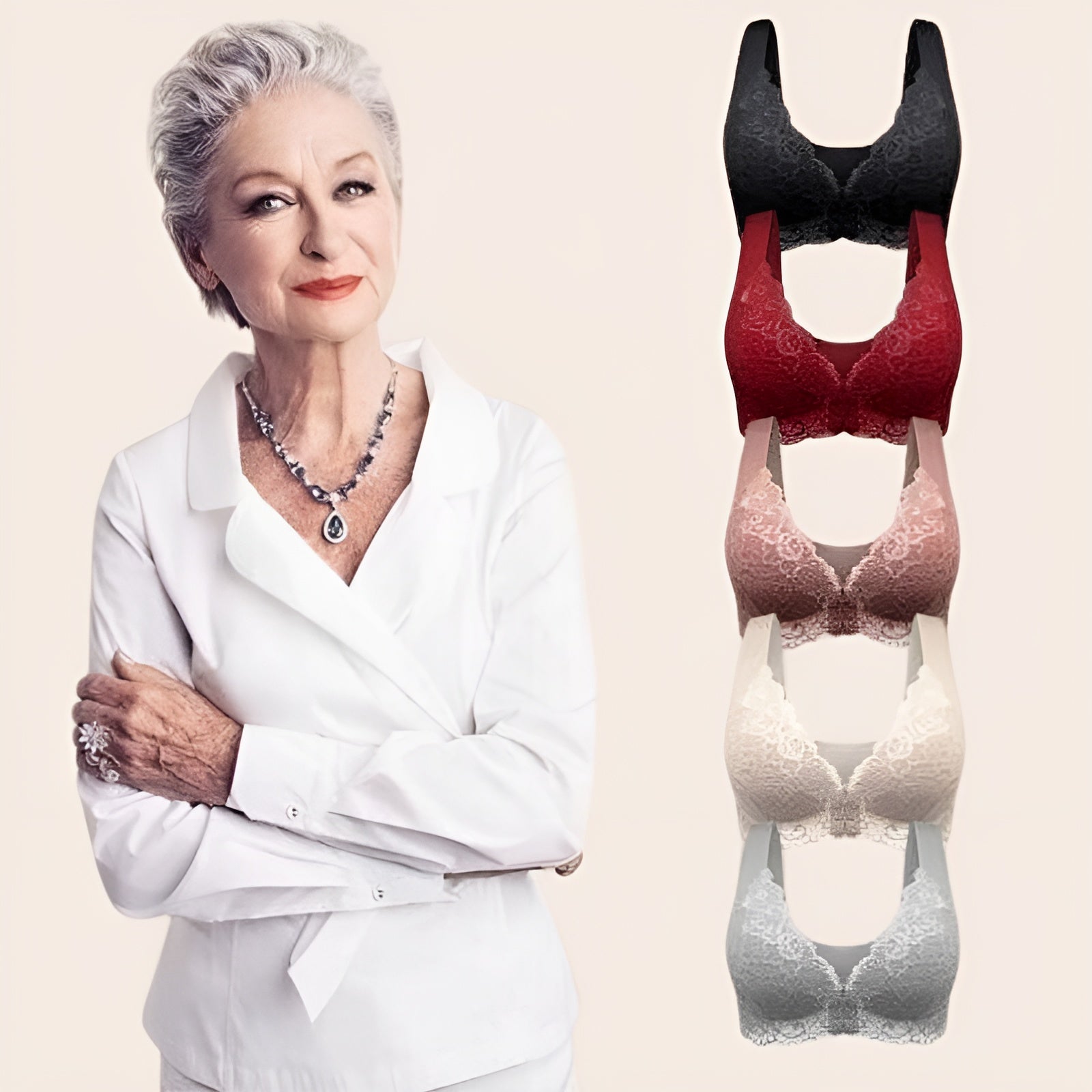 1+1 Free | Sora - Comfort Bra for older women 