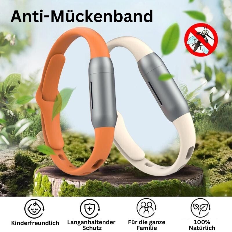 MückenBand - Anti-Mücken Band | 100% natürlicher Schutz | 240 Tage Nachfüllpack "Letzter Tag Rabatt"