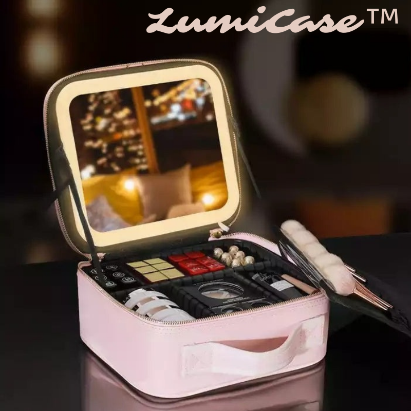 LumiCase  - LED Spiegel Makeup Reisekoffer [Letzter Tag Rabatt]