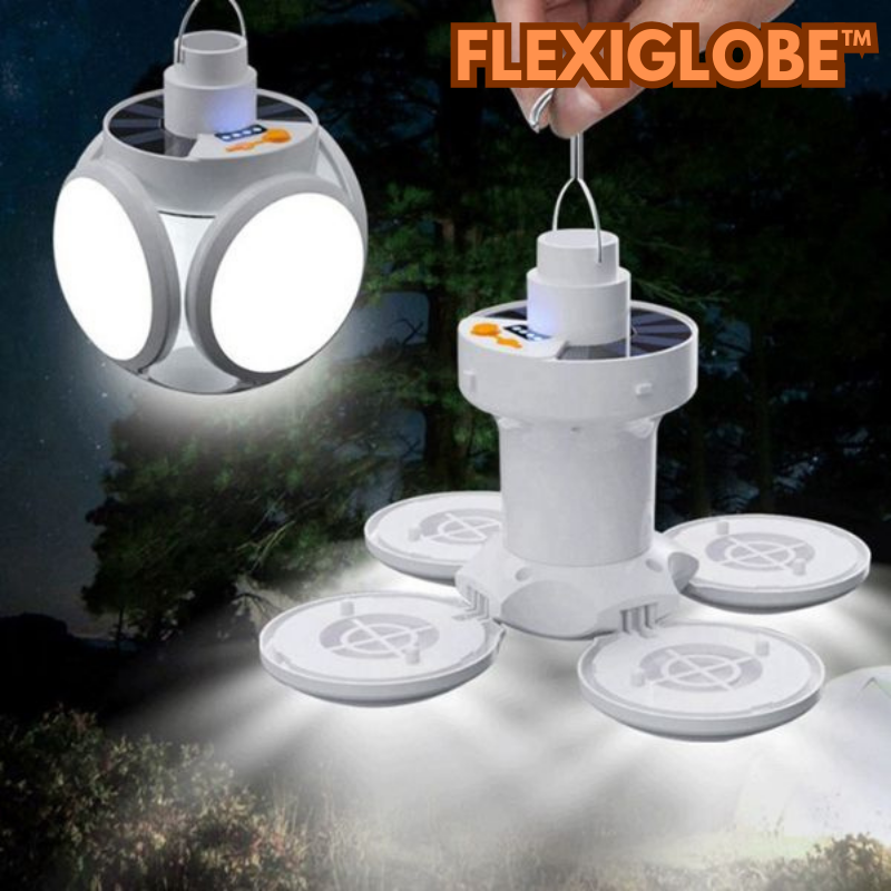 FlexiGlobe - Zusammenklappbare Solarlampe