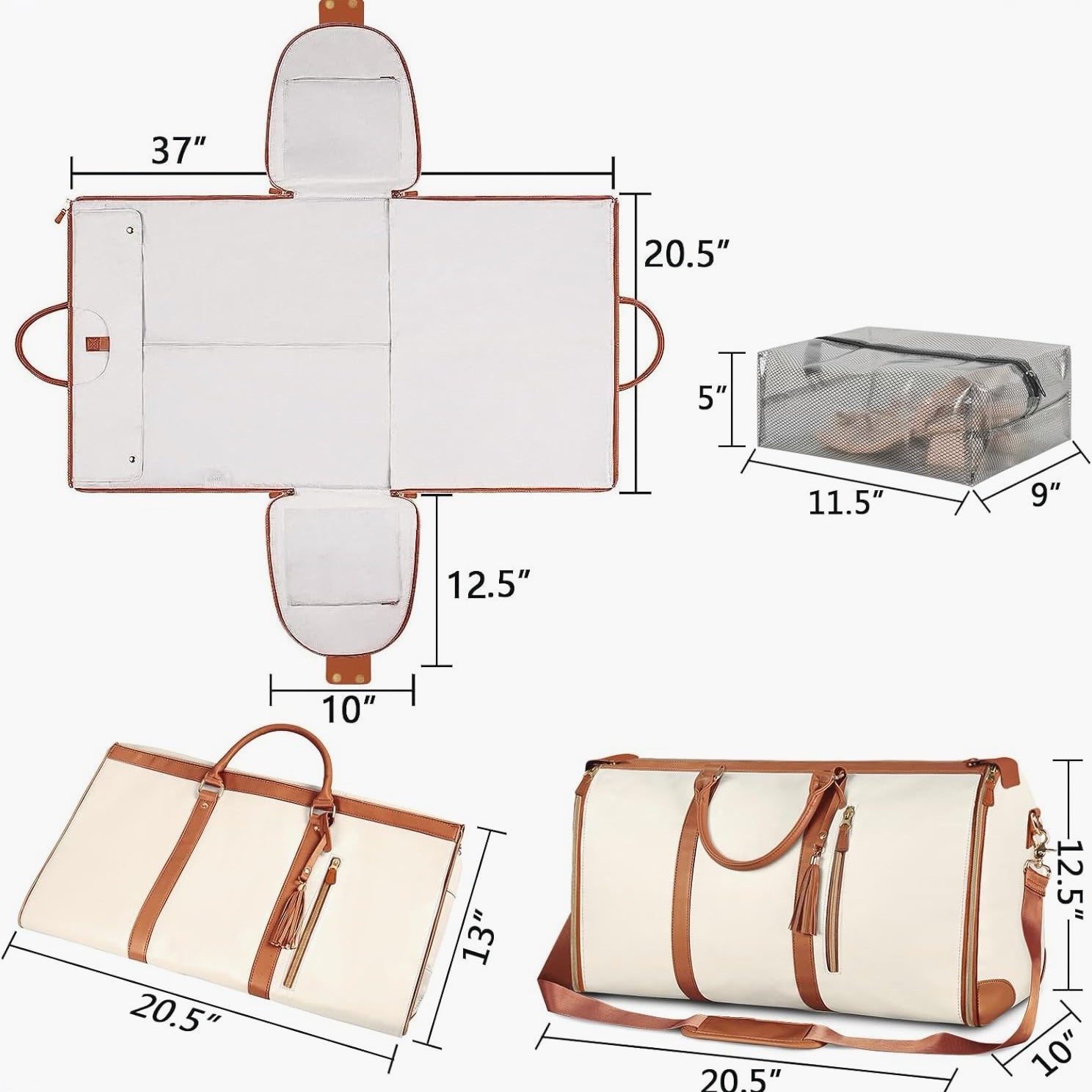 Faltbarer™- Faltbare Garderobe Tasche mit mehreren Taschen [Letzter Tag Rabatt]