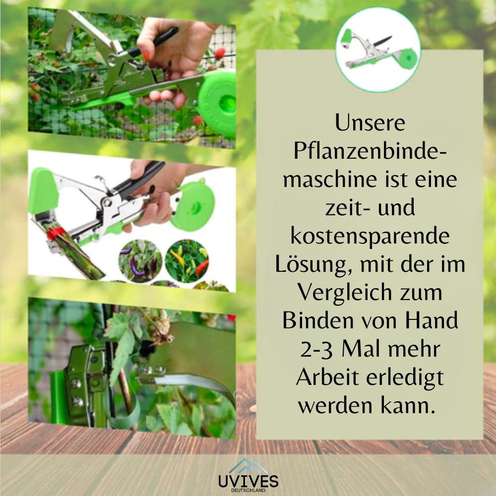 PlantTie™ - Bindegerät für Pflanzen - Inkl. 10 Rollen Klebeband [Letzter Tag Rabatt]