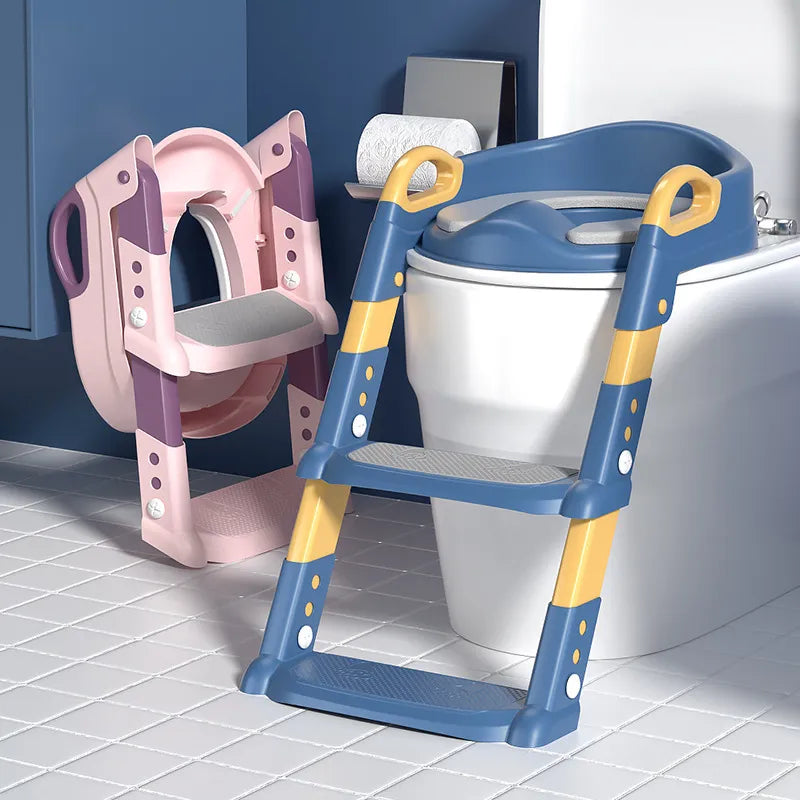 PottyBuddy Steps™ - Faltbare Toilette Training Töpfchensitz Leiter [Letzter Tag Rabatt]