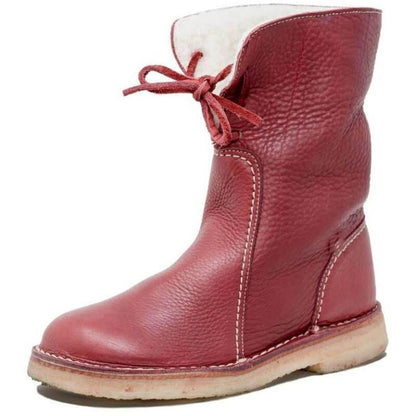 Gefutterte Damen- Winterstiefel