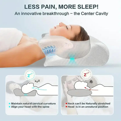 Ergonomisches Kissen mit Memory-Schaum