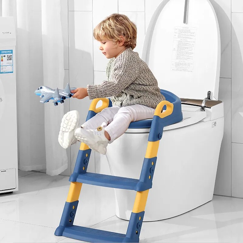 PottyBuddy Steps™ - Faltbare Toilette Training Töpfchensitz Leiter [Letzter Tag Rabatt]