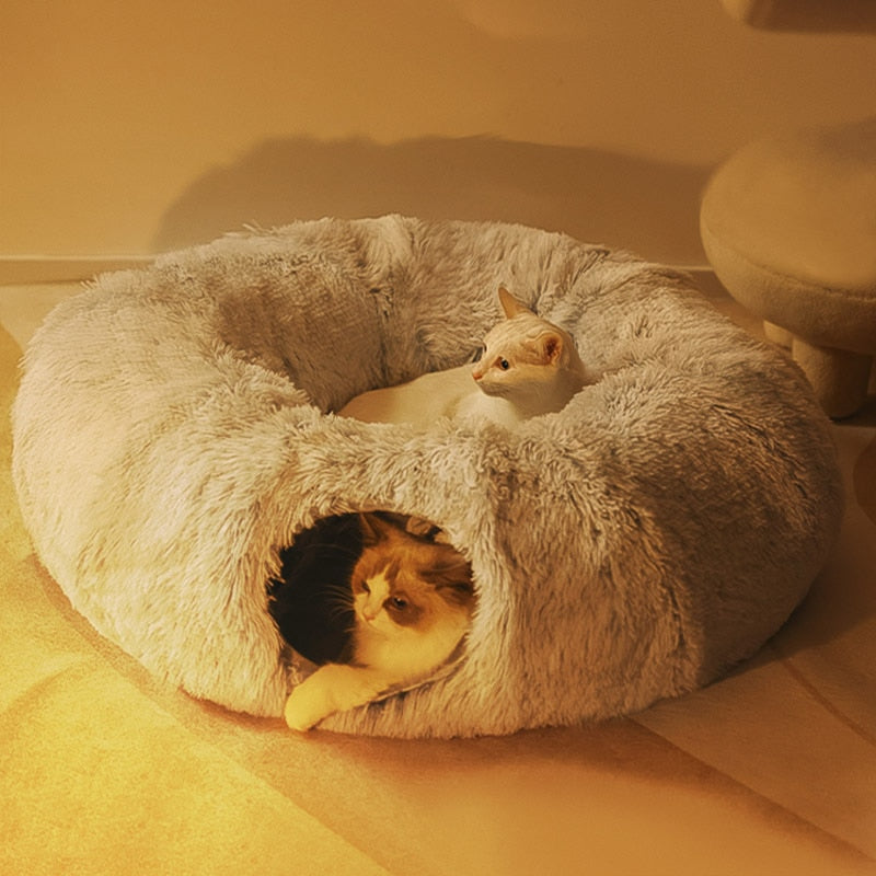 2-in-1 Rundes Katzenbett