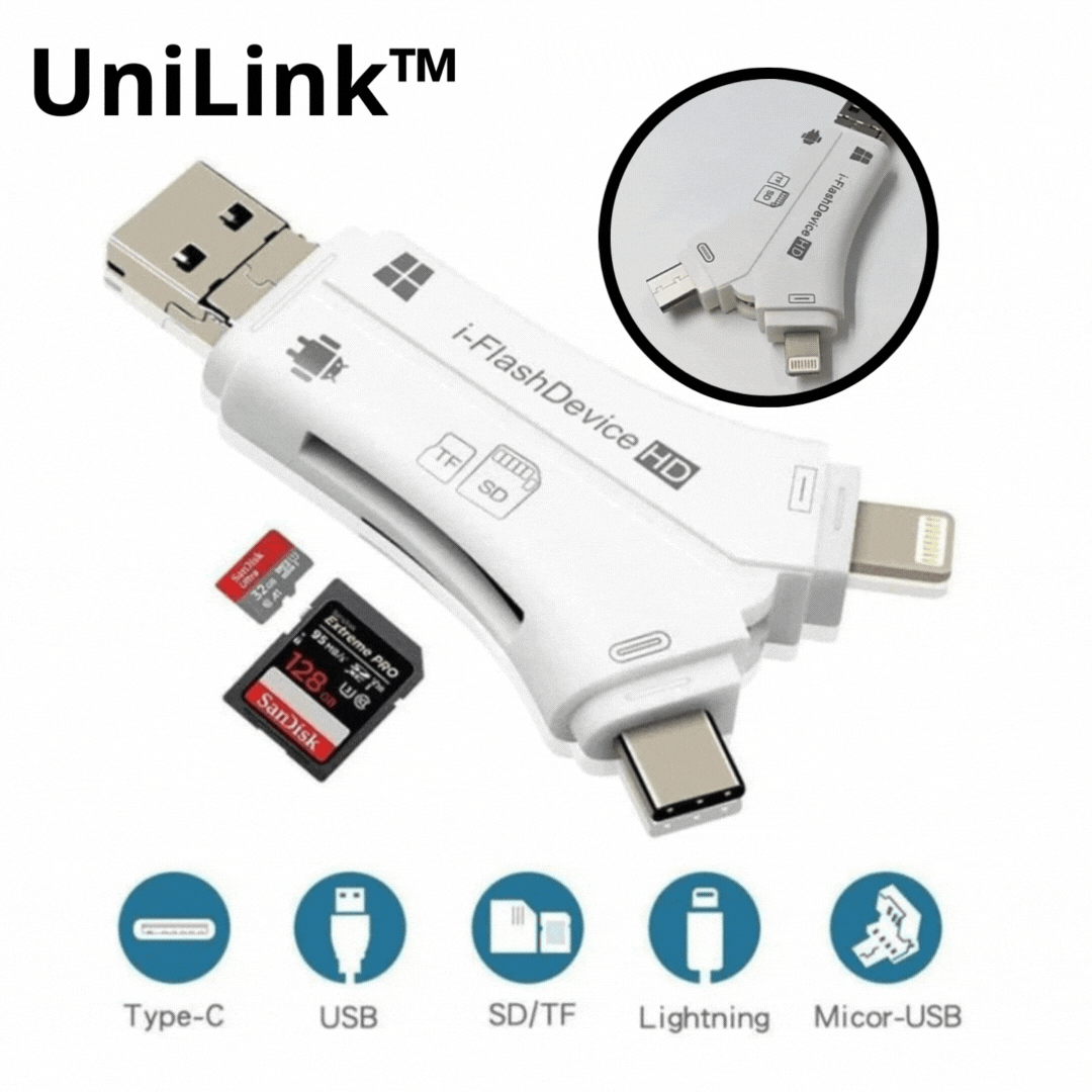 UniLink™ - 4 in 1 Flash-Laufwerk [Letzter Tag Rabatt]