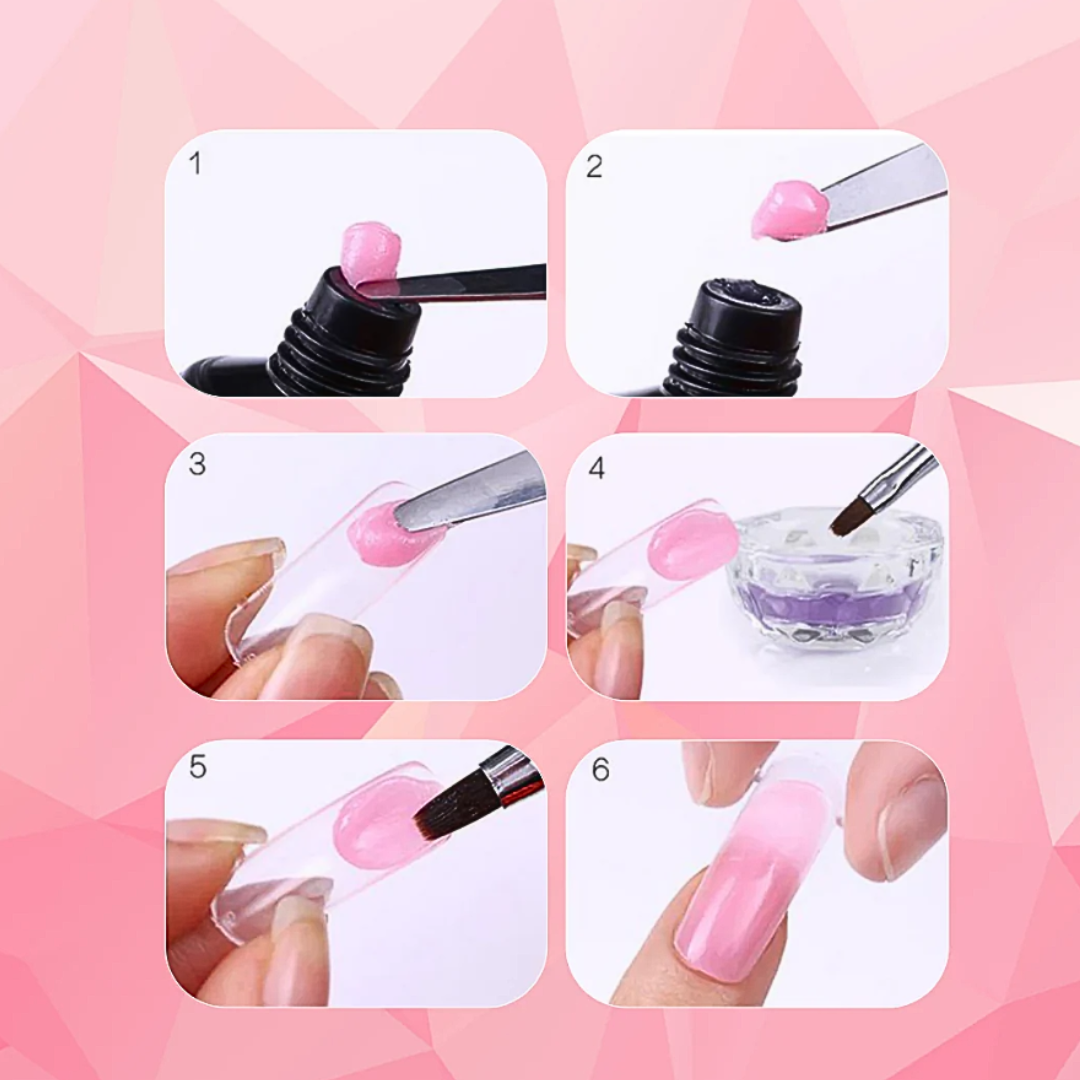 Gelora - DIY Professionelle Polygel-Nagelset