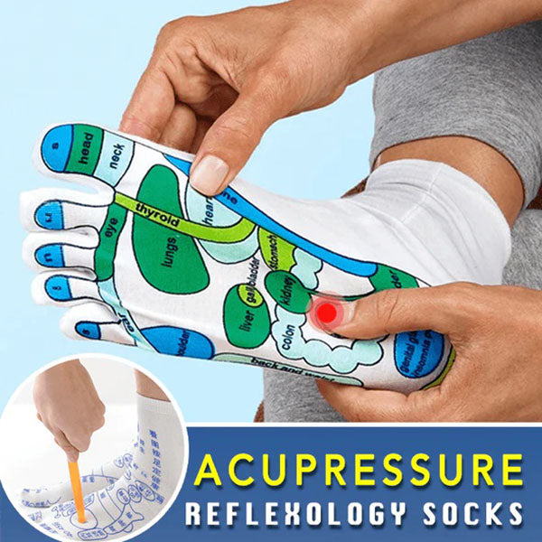 Reflexsocks™ - Akupressur-Reflexzonenmassage-Socken-Set [Letzter Tag Rabatt]