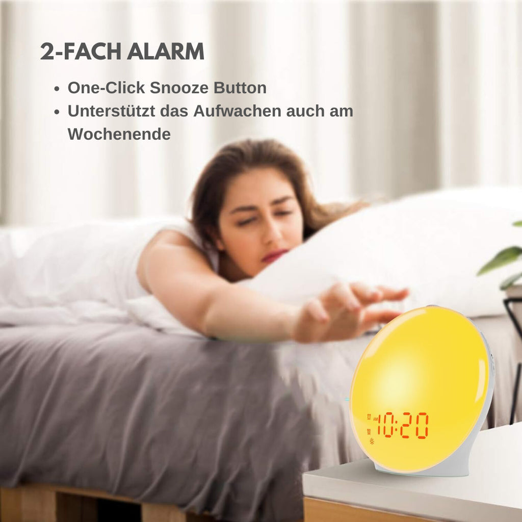 AuroSun™ - Sunrise wakeup Lichtwecker zum natürlichen Aufwachen [Letzter Tag Rabatt]