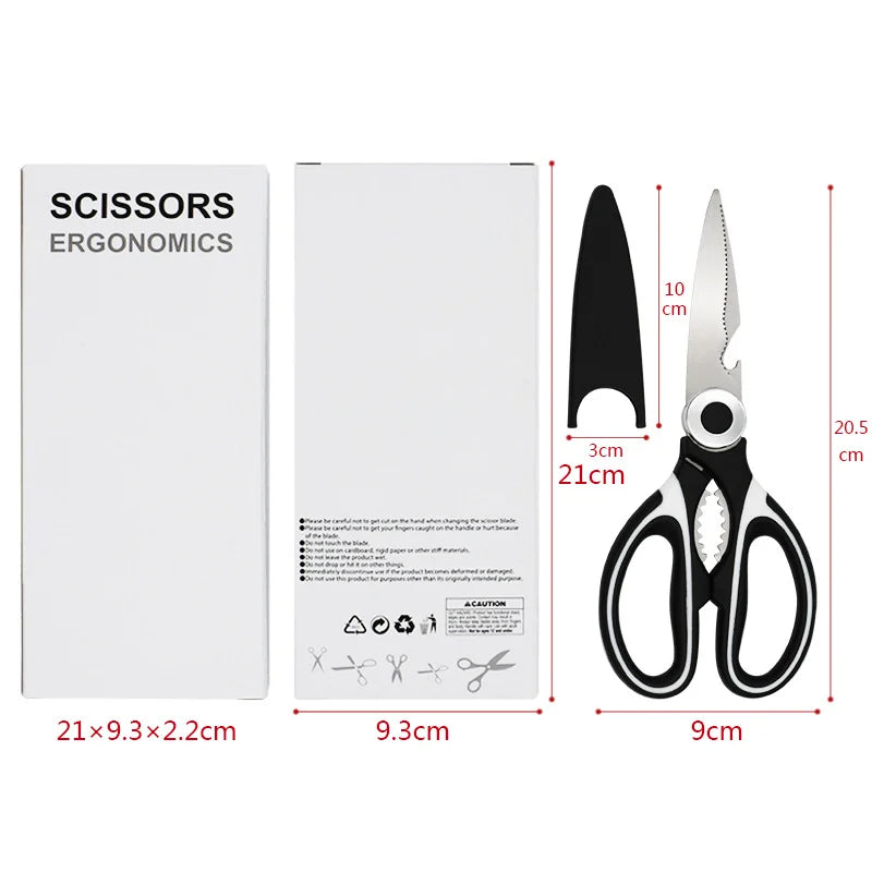 PowerfulShears™ - Multifunctional Stainless Steel Kitchen Scissors [Last Day Discount] 