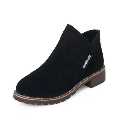 Wildleder-Stiefeletten