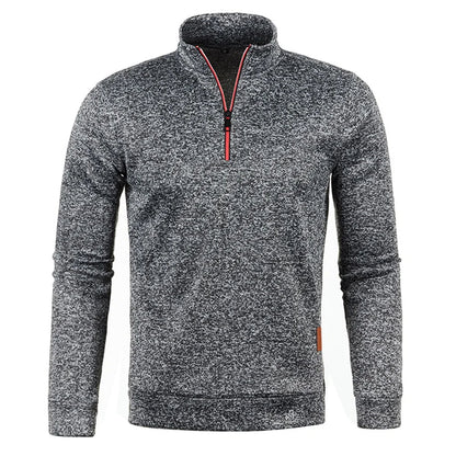 Half-Zip Rollkragenpullover