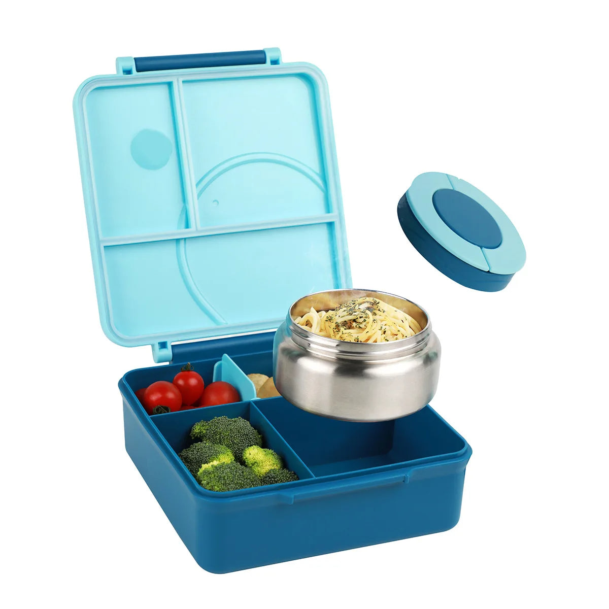 Vier-Fächer-Lunchbox