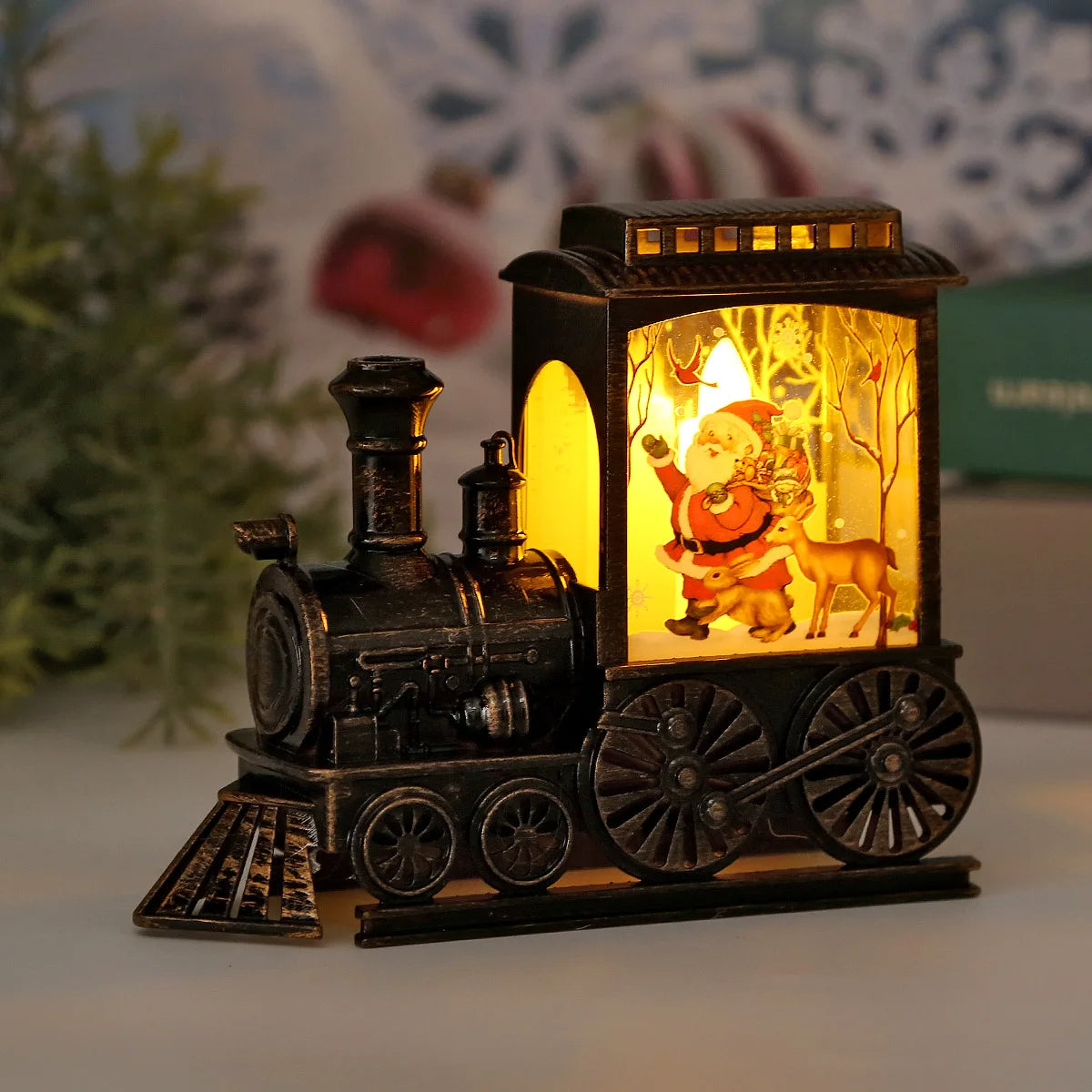 Vintage Lantern™ - Tragbare Zug-Weihnachts-LED-Nachtlichter [FERIENANGEBOT]