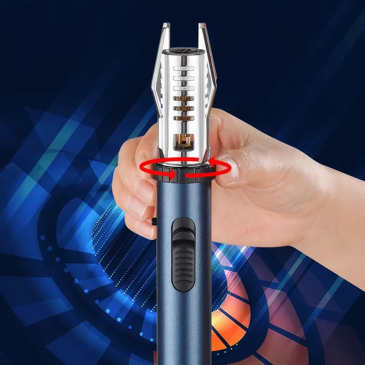 OutdoorFire | 360° Outdoor Windproof Turbine Torch Lighter