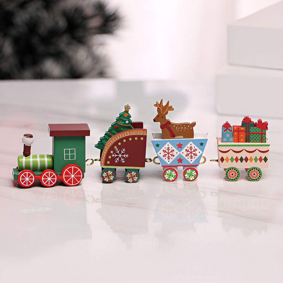 WoodTrain™ Weihnachtszug aus Holz | 50% Rabatt