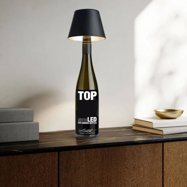 WineShine DIY wiederaufladbare Weinflasche Tischlampe Kopf