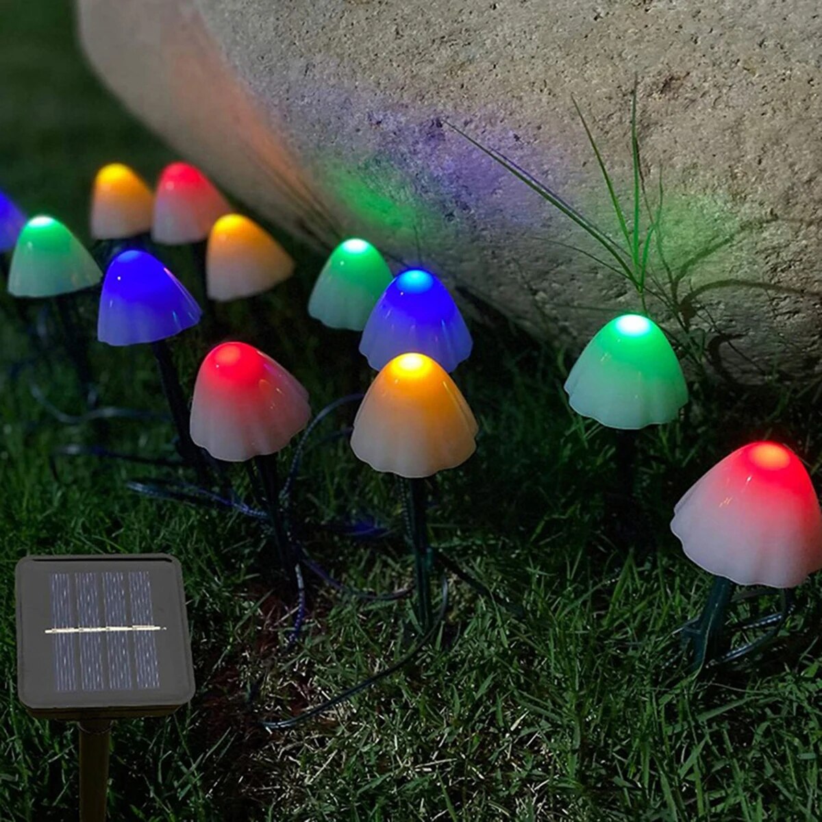 Mini Solar Mushlights™ - Verwandle deine Outdoor-Oase mit leuchtenden Pilzen [Letzter Tag Rabatt]