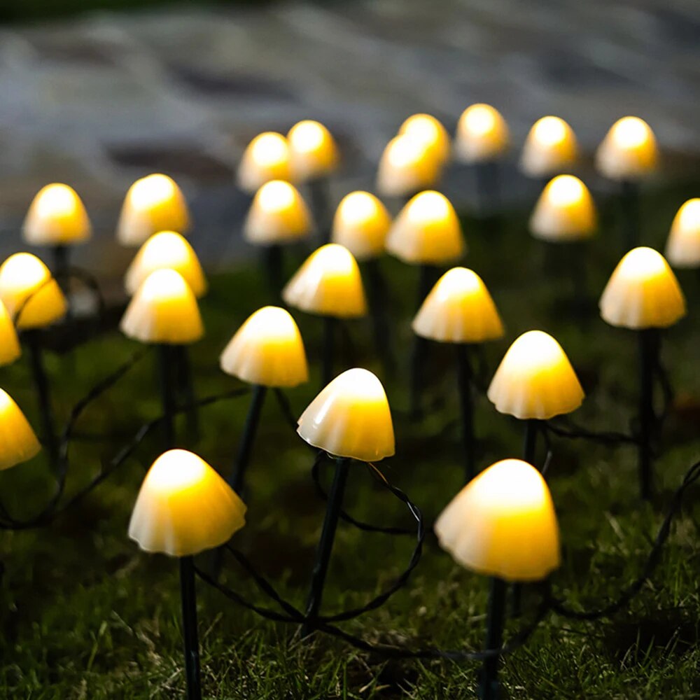 Mini Solar Mushlights™ - Verwandle deine Outdoor-Oase mit leuchtenden Pilzen [Letzter Tag Rabatt]