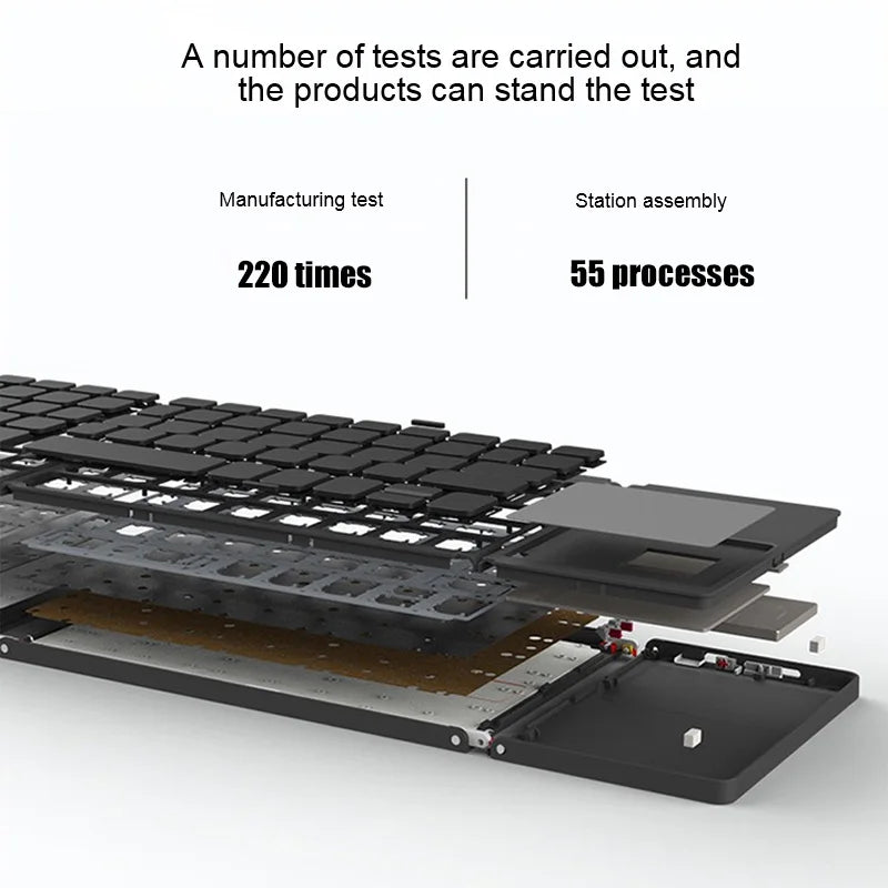 KeyFold | Foldable Wireless Keyboard [Letzter Tag Rabatt]