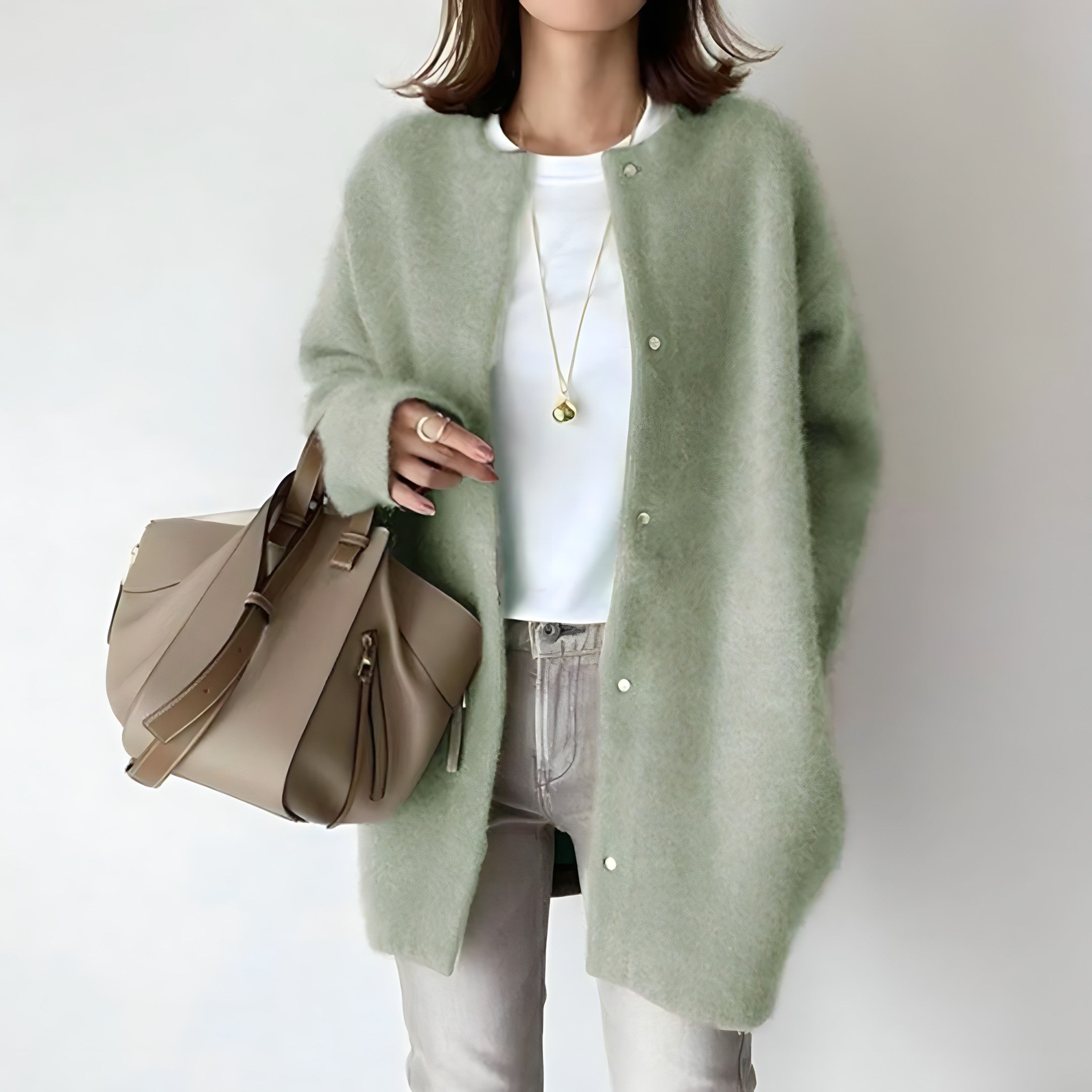 Louise - Strickjacke mit Knopfleiste