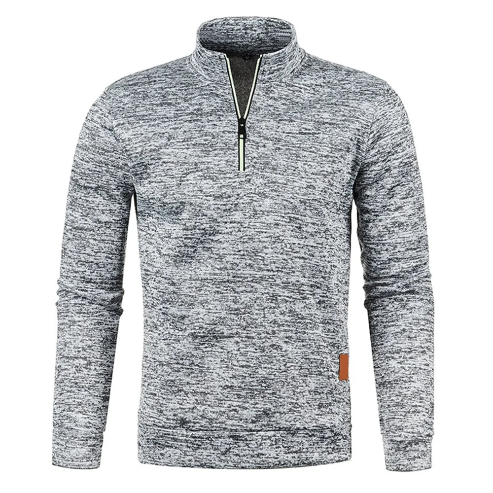 Half-Zip Rollkragenpullover