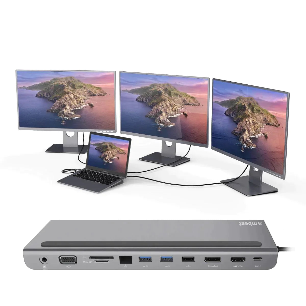 LapStation™ - Pro- 11 in 1 Laptop Docking Station [Letzter Tag Rabatt]