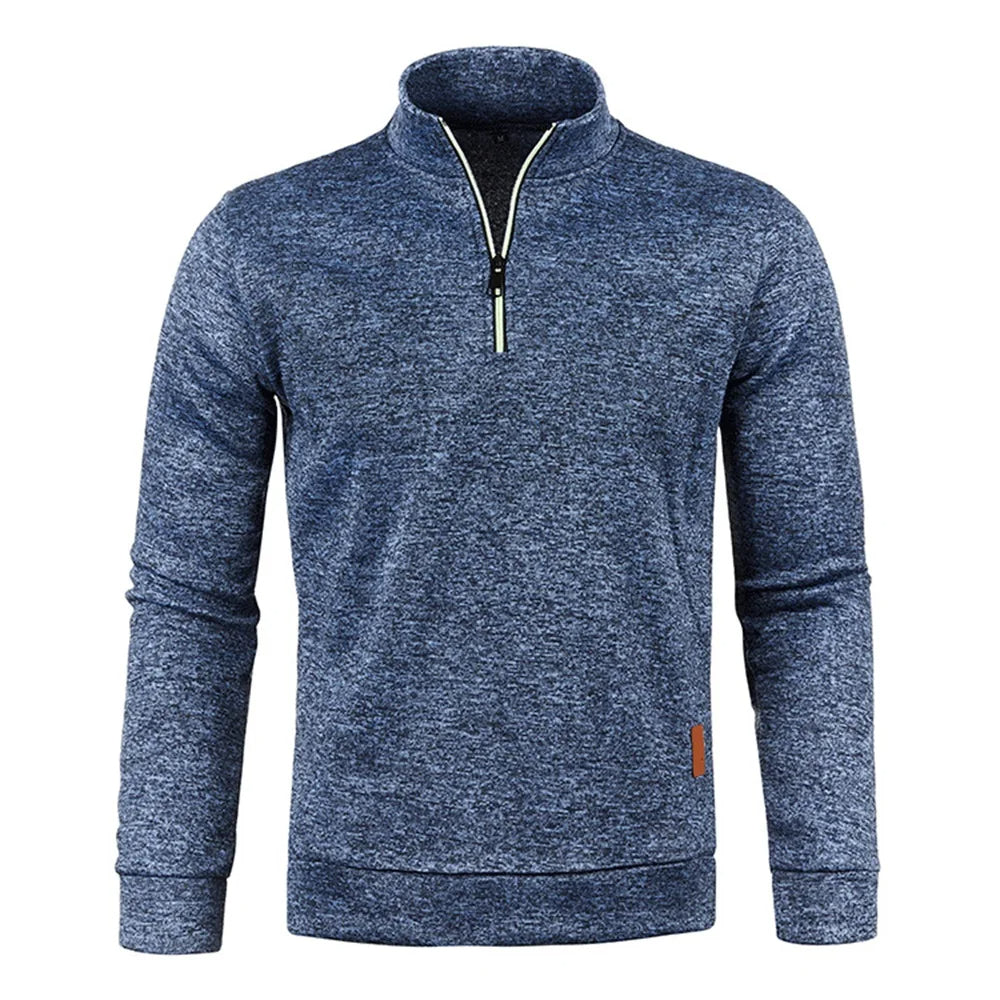 Half-Zip Rollkragenpullover