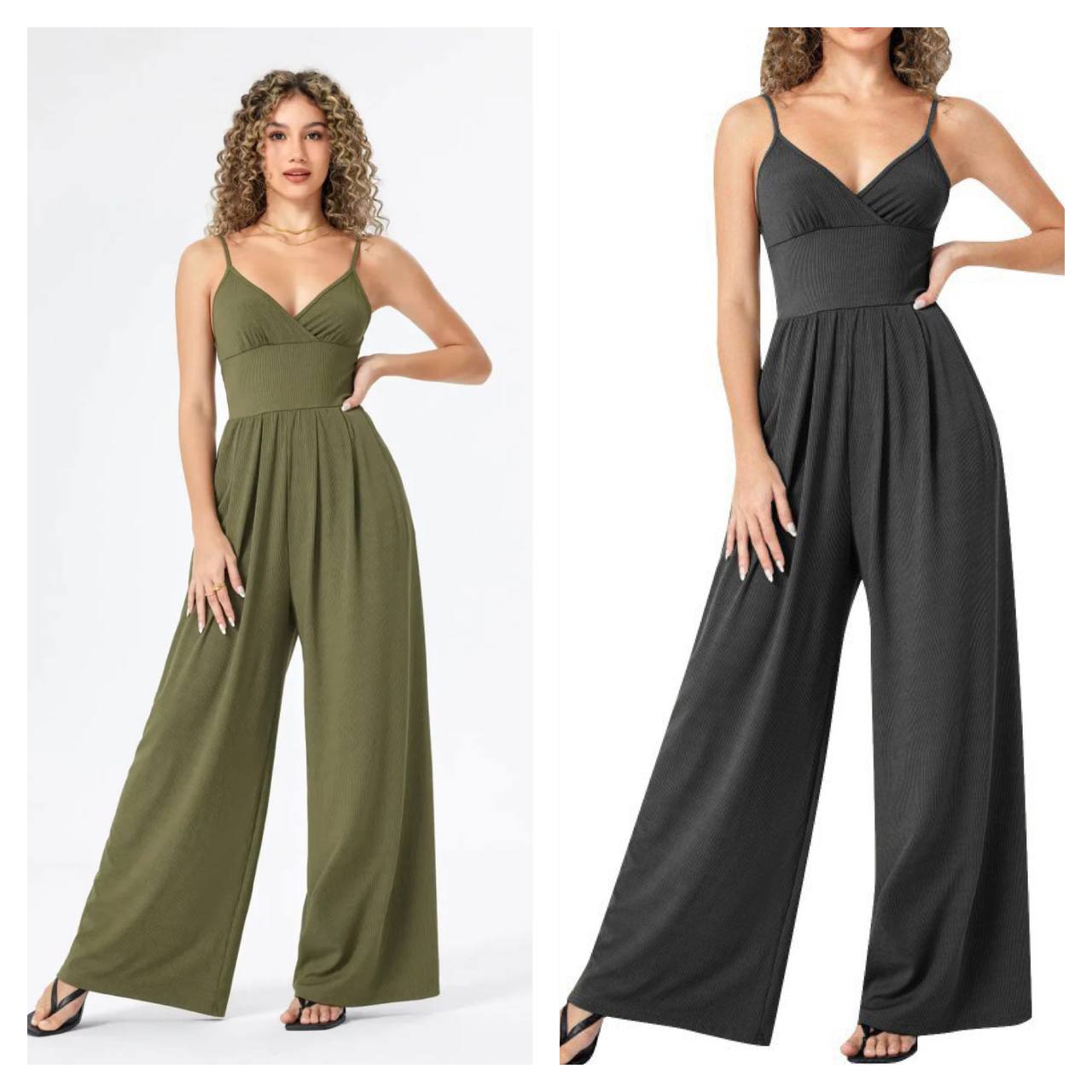 Ella™ - Jumpsuit mit weiten Beinen und Taschen [Letzter Tag Rabatt]