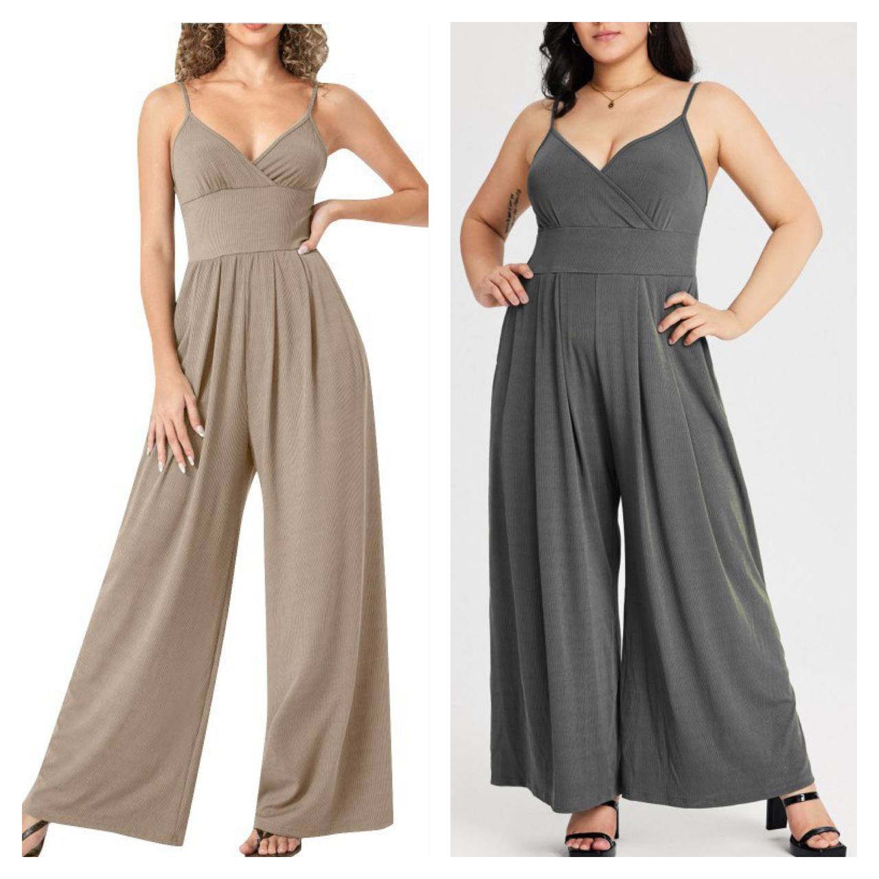 Ella™ - Jumpsuit mit weiten Beinen und Taschen [Letzter Tag Rabatt]