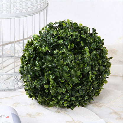 Boxwood 2 große 28 cm künstliche Topiary-Bälle Buchsbaum