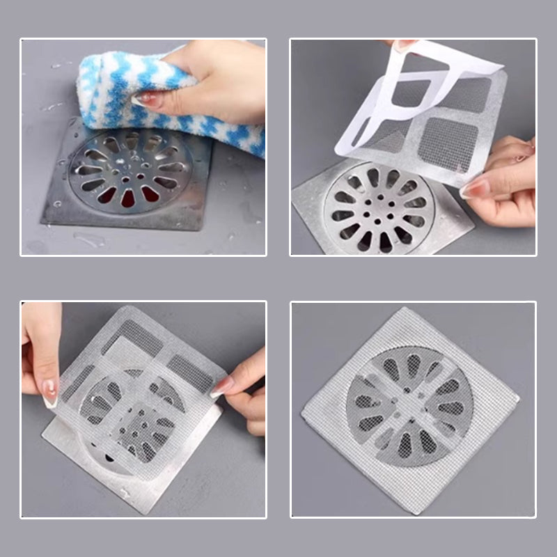 DrainFilter™ - Multifunktionaler Einwegfilter für Bodenabläufe und Abwasserkanäle 100pcs [Letzter Tag Rabatt]