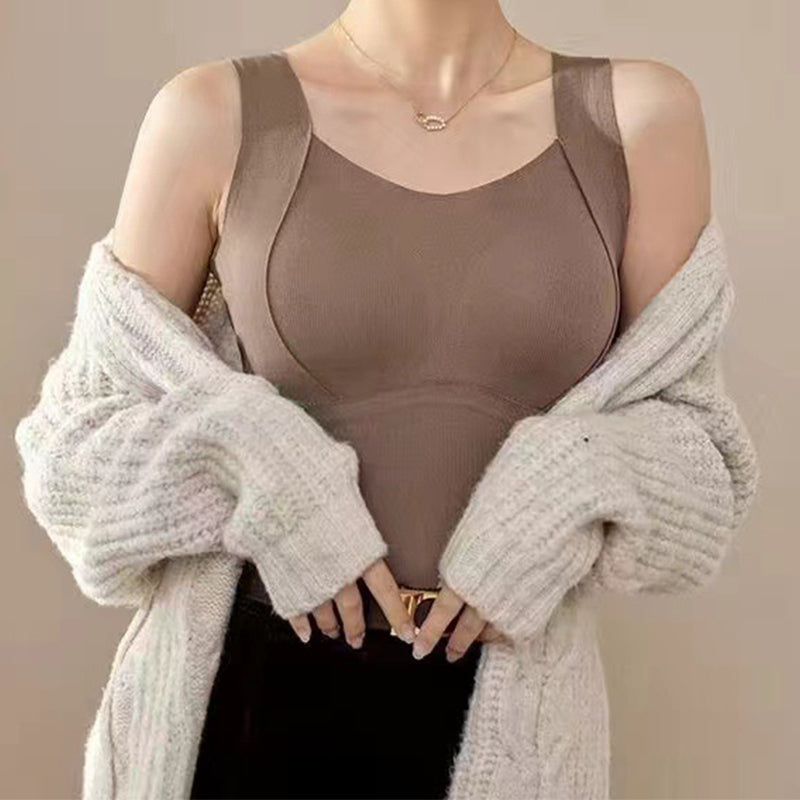 WarmFit |  heiß verkaufte dicke warme Tanktop mit eingebautem BH