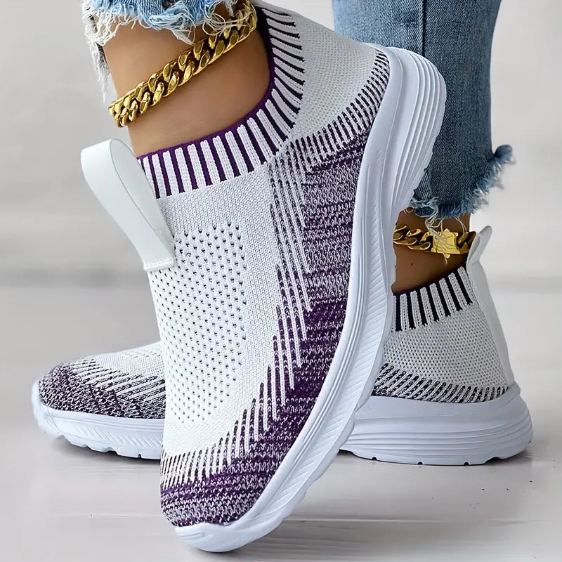 Claire - Freizeit-Sneaker aus Strickmaterial für Damen "Letzter Tag Rabatt"