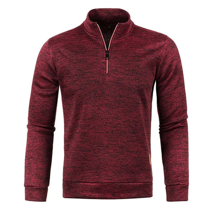 Half-Zip Rollkragenpullover