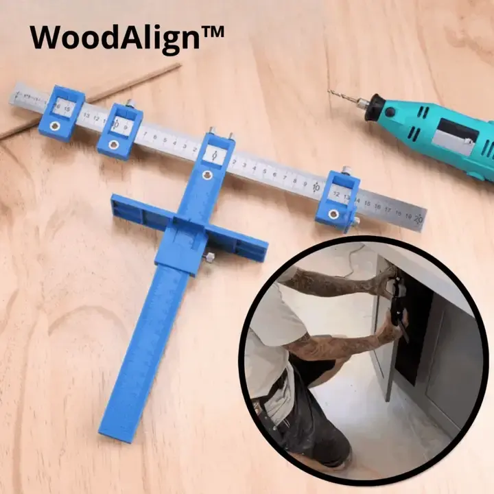 WoodAlign™ Punch Locator Lineal Werkzeug [Letzter Tag Rabatt]