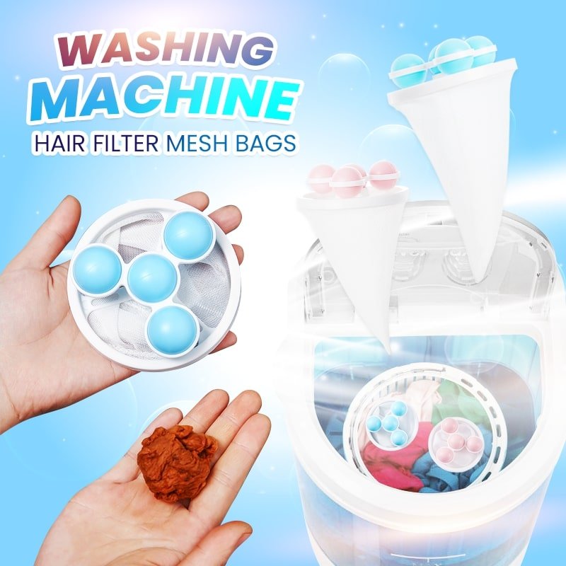 1+1 Gratis | HairCatcher™️ Waschmaschinenhaarfilter Netzbeutel【Letzter Tag Rabatt】