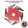 SteelSharp™ - Universal-6-Stahl-Rasiermesser-Grasschneidekopf [Letzter Tag Rabatt]