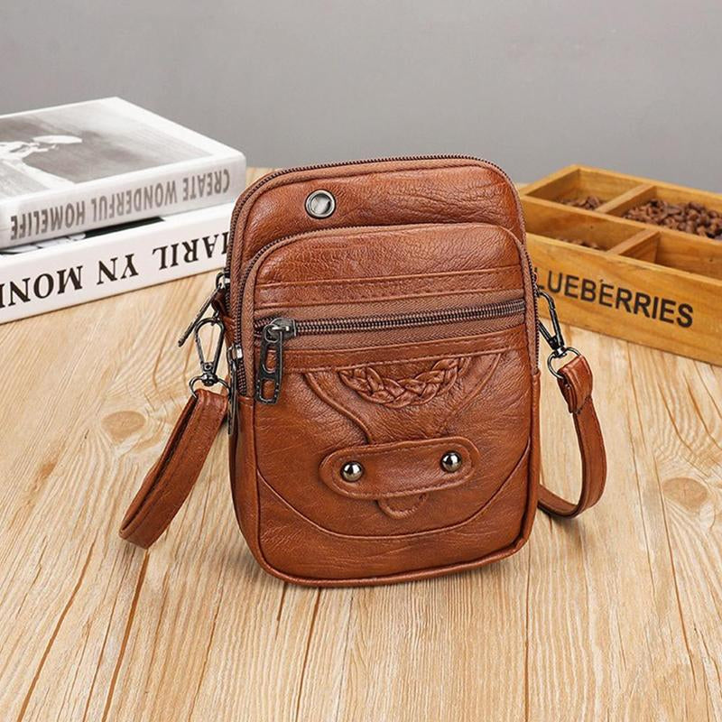 Lara- Crossbody-Tasche aus Leder