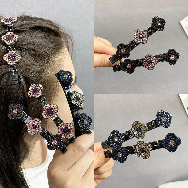 (50% Rabatt) CrystalClips™- Haarspange mit Kristallblume (4+4 GRATIS) [Letzter tag Rabatt]