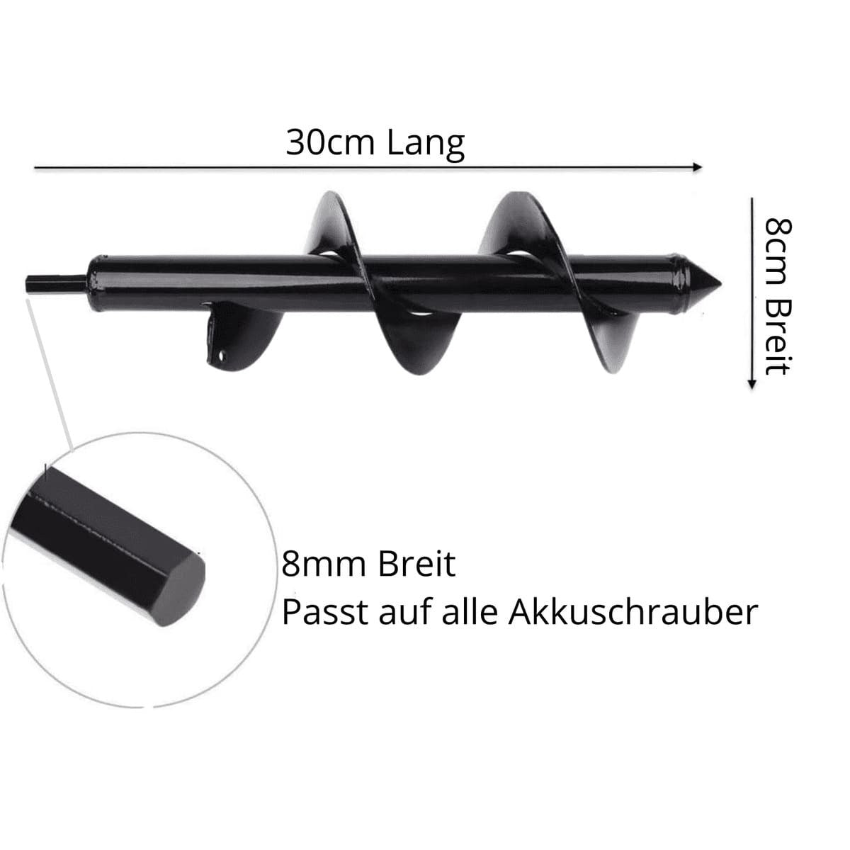 AugerDrillBit™ - Erleichtern Sie sich das Umgraben und Pflanzen im Garten 【Letzter Tag Rabatt】