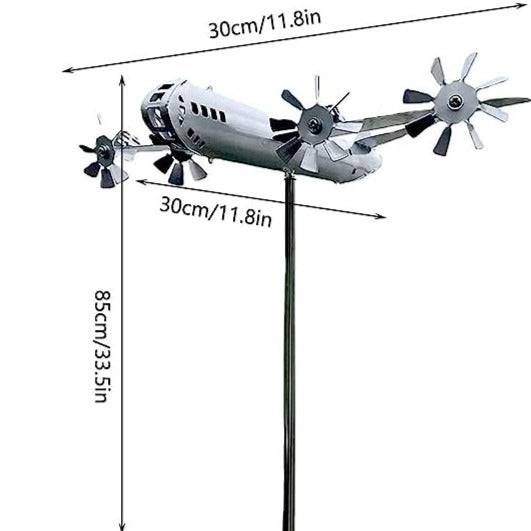 (50% Rabatt) SuperBomber™ - Handgefertigte B-29 Flugzeugwindmühle [Letzter Tag Rabatt]