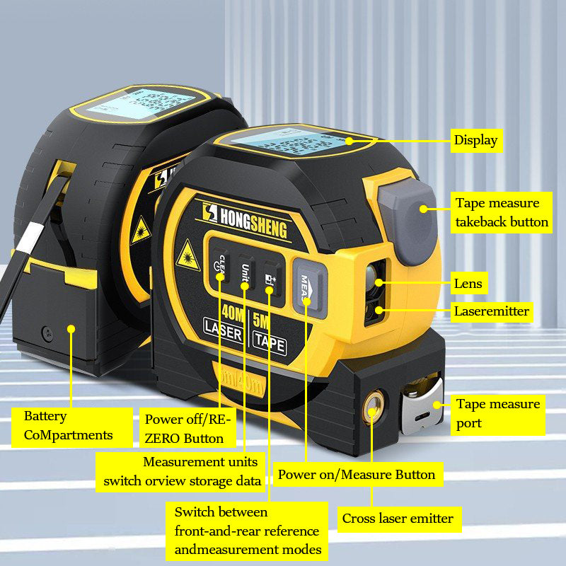 (50% Rabatt) RangeFinder™ - Laser Entfernungsmesser [Letzter Tag Rabatt]